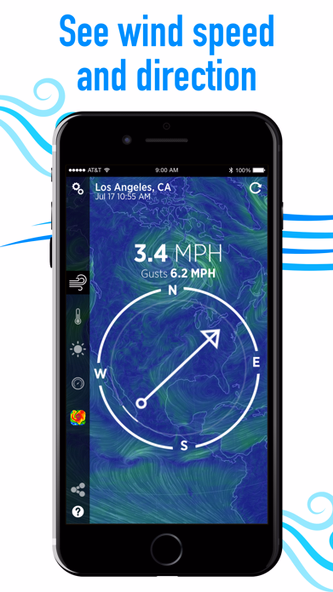 Wind Compass Screenshot 1 - AppWisp.com Wind Compass Screenshot 1 - AppWisp.com