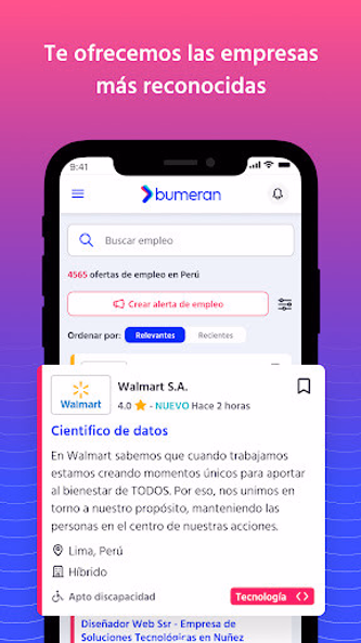 Bumeran: búsqueda de empleo Screenshot 3 - AppWisp.com Bumeran: búsqueda de empleo Screenshot 3 - AppWisp.com