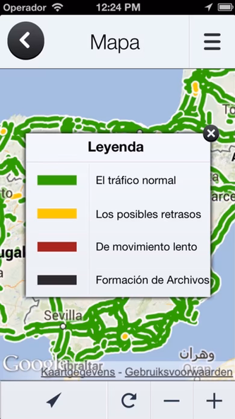 Road information Spain (ES) Real time Traffic Jam Screenshot 1 - AppWisp.com Road information Spain (ES) Real time Traffic Jam Screenshot 1 - AppWisp.com