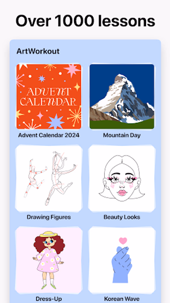 Learn how to draw - ArtWorkout Screenshot 4 - AppWisp.com Learn how to draw - ArtWorkout Screenshot 4 - AppWisp.com