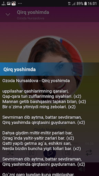 Ozoda Nursaidova qo'shiqlari Screenshot 1 - AppWisp.com Ozoda Nursaidova qo'shiqlari Screenshot 1 - AppWisp.com