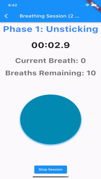 Autogenic Drainage Screenshot 1 - AppWisp.com Autogenic Drainage Screenshot 1 - AppWisp.com