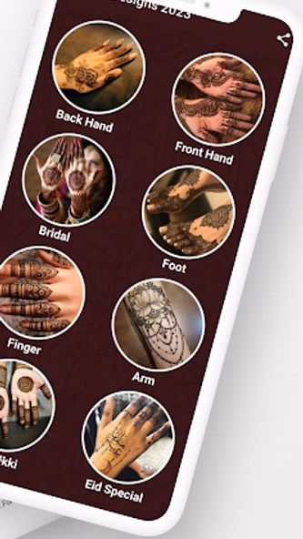 Mehndi Design 2025 - Offline Screenshot 2 - AppWisp.com Mehndi Design 2025 - Offline Screenshot 2 - AppWisp.com