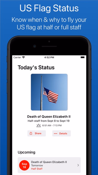 Flag Day - US Flag Alerts Screenshot 3 - AppWisp.com Flag Day - US Flag Alerts Screenshot 3 - AppWisp.com