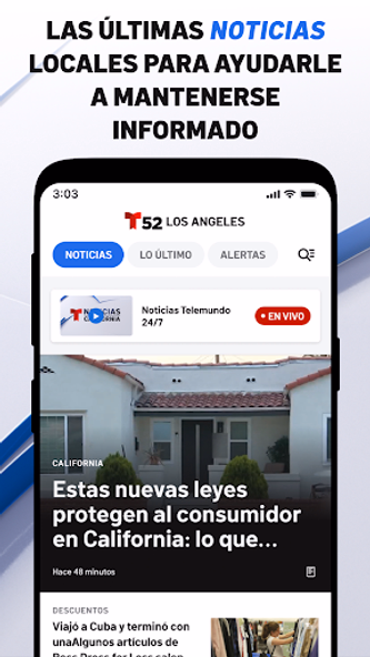 Telemundo 52: Los Ángeles Screenshot 1 - AppWisp.com Telemundo 52: Los Ángeles Screenshot 1 - AppWisp.com