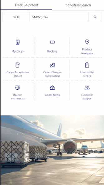 Korean Air Cargo Screenshot 2 - AppWisp.com Korean Air Cargo Screenshot 2 - AppWisp.com