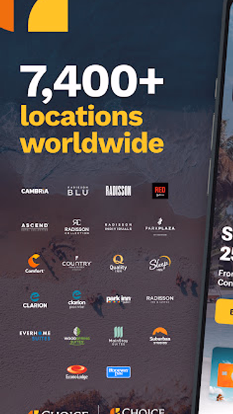 Choice Hotels Screenshot 1 - AppWisp.com Choice Hotels Screenshot 1 - AppWisp.com
