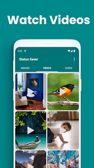 Status Saver・Status Downloader Screenshot 2 - AppWisp.com Status Saver・Status Downloader Screenshot 2 - AppWisp.com