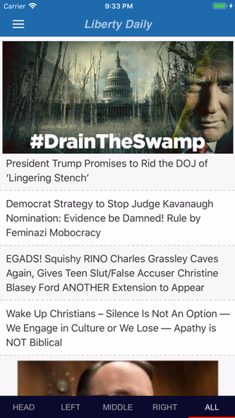 Conservative News - The Report Screenshot 2 - AppWisp.com Conservative News - The Report Screenshot 2 - AppWisp.com