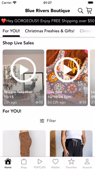 Blue Rivers Boutique Screenshot 2 - AppWisp.com Blue Rivers Boutique Screenshot 2 - AppWisp.com