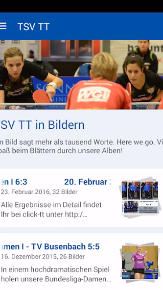 TSV Schwabhausen Tischtennis Screenshot 1 - AppWisp.com TSV Schwabhausen Tischtennis Screenshot 1 - AppWisp.com