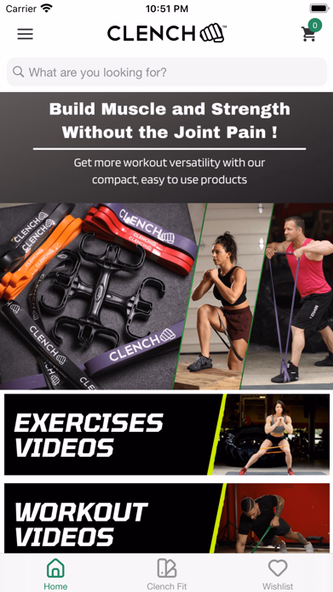 Clench Fitness Screenshot 1 - AppWisp.com Clench Fitness Screenshot 1 - AppWisp.com