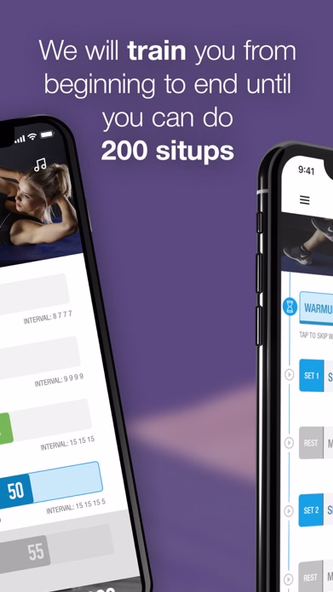 0-200 Situps Trainer Challenge Screenshot 2 - AppWisp.com 0-200 Situps Trainer Challenge Screenshot 2 - AppWisp.com