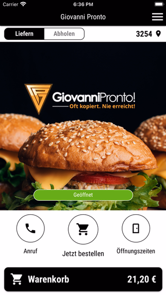 Giovanni Pronto Screenshot 1 - AppWisp.com Giovanni Pronto Screenshot 1 - AppWisp.com