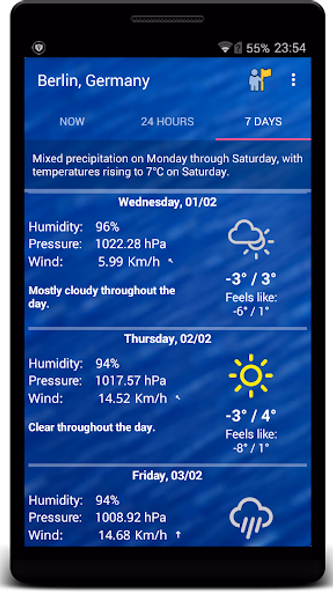 Weekly Weather Forecast Screenshot 4 - AppWisp.com Weekly Weather Forecast Screenshot 4 - AppWisp.com