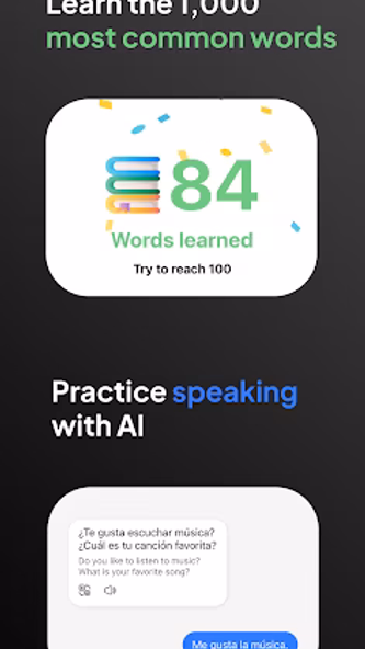 LangAI: Fast Language Learning Screenshot 2 - AppWisp.com LangAI: Fast Language Learning Screenshot 2 - AppWisp.com