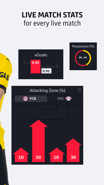 Bundesliga: Soccer Games, News Screenshot 4 - AppWisp.com Bundesliga: Soccer Games, News Screenshot 4 - AppWisp.com