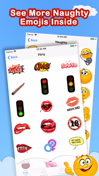Adult Emoji Animated Emojis Screenshot 2 - AppWisp.com Adult Emoji Animated Emojis Screenshot 2 - AppWisp.com