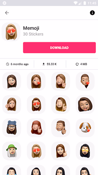 3D Emojis Stickers - WASticker Screenshot 1 - AppWisp.com 3D Emojis Stickers - WASticker Screenshot 1 - AppWisp.com