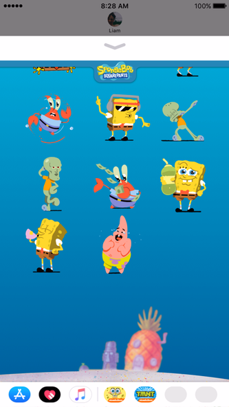 SpongeBob Stickers! Screenshot 1 - AppWisp.com SpongeBob Stickers! Screenshot 1 - AppWisp.com