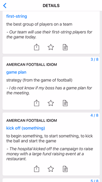 Sports idioms in English Screenshot 1 - AppWisp.com Sports idioms in English Screenshot 1 - AppWisp.com