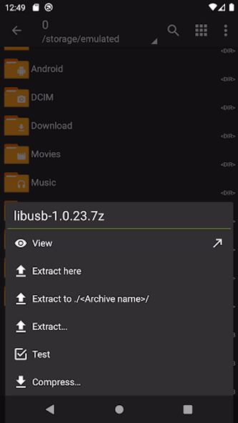 ZArchiver Screenshot 2 - AppWisp.com