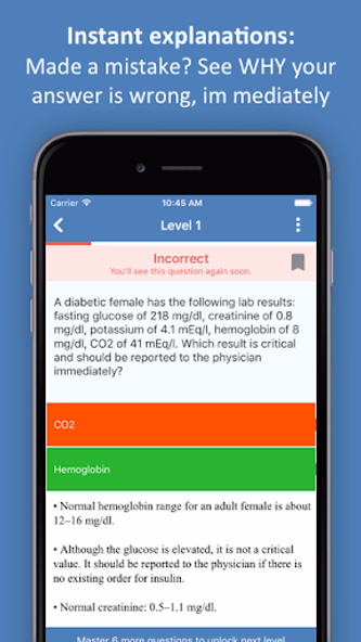 NCLEX RN Practice Test Screenshot 2 - AppWisp.com NCLEX RN Practice Test Screenshot 2 - AppWisp.com