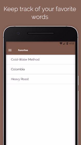 Barista Coffee Dictionary A-Z Screenshot 4 - AppWisp.com Barista Coffee Dictionary A-Z Screenshot 4 - AppWisp.com