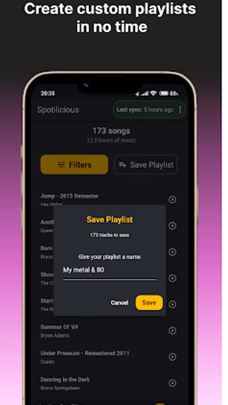Spotilicious: Spotify Filters Screenshot 3 - AppWisp.com Spotilicious: Spotify Filters Screenshot 3 - AppWisp.com