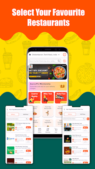 ZAAROZ All in One Delivery App Screenshot 3 - AppWisp.com