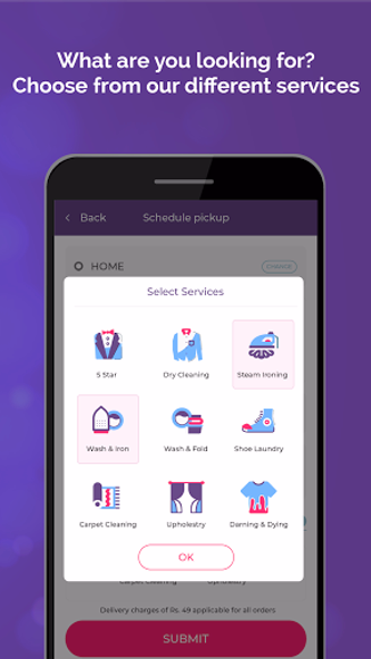 LaundroKart - Dry Cleaning App Screenshot 3 - AppWisp.com LaundroKart - Dry Cleaning App Screenshot 3 - AppWisp.com