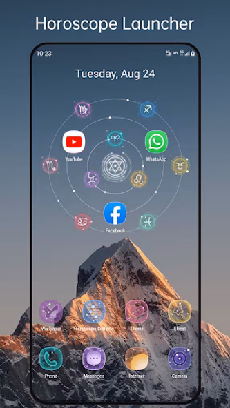 Horoscope Launcher - star sign Screenshot 1 - AppWisp.com Horoscope Launcher - star sign Screenshot 1 - AppWisp.com
