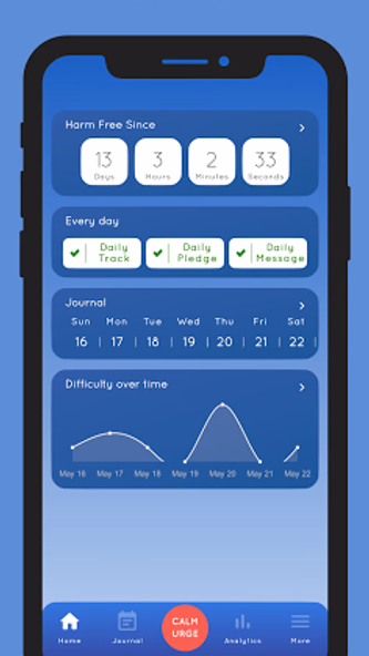 Calm Urge: Self Harm Tracker Screenshot 1 - AppWisp.com Calm Urge: Self Harm Tracker Screenshot 1 - AppWisp.com