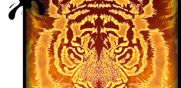 Fire Tiger Keyboard Wallpaper Header - AppWisp.com Fire Tiger Keyboard Wallpaper Header - AppWisp.com