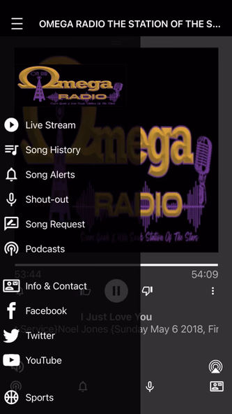 Omega Radio Screenshot 2 - AppWisp.com Omega Radio Screenshot 2 - AppWisp.com
