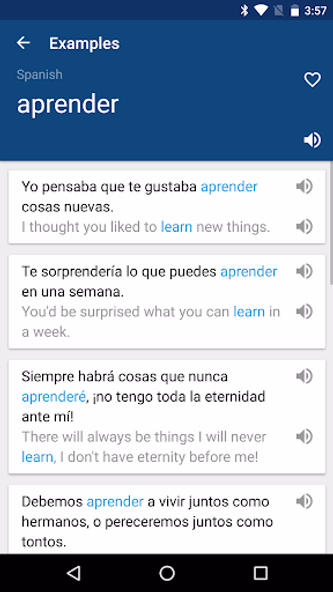 Spanish English Dictionary Screenshot 2 - AppWisp.com Spanish English Dictionary Screenshot 2 - AppWisp.com