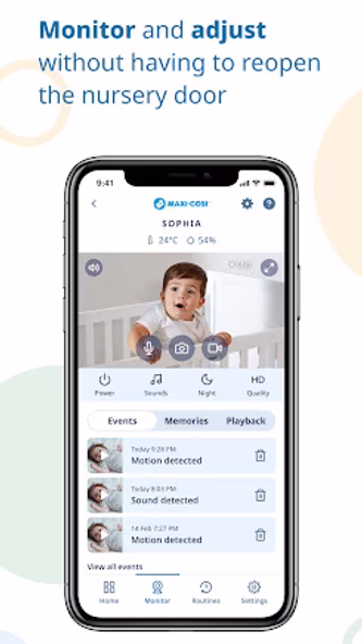 Maxi-Cosi Connected Home Screenshot 3 - AppWisp.com Maxi-Cosi Connected Home Screenshot 3 - AppWisp.com