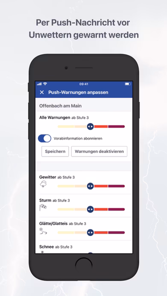 DWD WarnWetter Screenshot 3 - AppWisp.com DWD WarnWetter Screenshot 3 - AppWisp.com