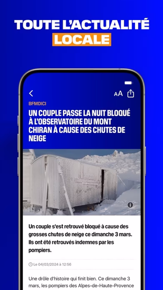 BFM DICI - news et météo Screenshot 3 - AppWisp.com BFM DICI - news et météo Screenshot 3 - AppWisp.com