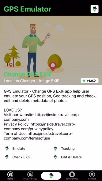 GPS Emulator - Change GPS EXIF Screenshot 1 - AppWisp.com GPS Emulator - Change GPS EXIF Screenshot 1 - AppWisp.com