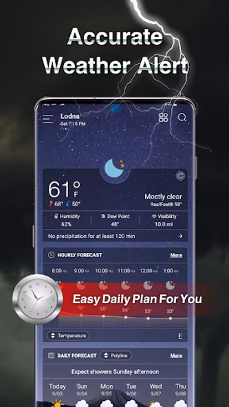 Weather Forecast & Widget Screenshot 1 - AppWisp.com Weather Forecast & Widget Screenshot 1 - AppWisp.com