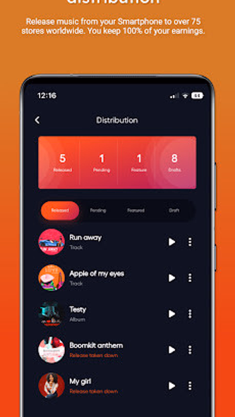 Boomkit - Music Distribution Screenshot 3 - AppWisp.com Boomkit - Music Distribution Screenshot 3 - AppWisp.com