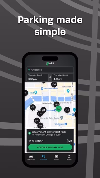 iParkit Garage Parking Screenshot 1 - AppWisp.com iParkit Garage Parking Screenshot 1 - AppWisp.com