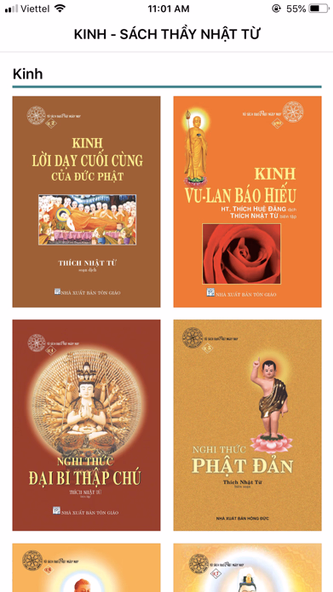 Kinh sách thầy Thích Nhật Từ Screenshot 1 - AppWisp.com Kinh sách thầy Thích Nhật Từ Screenshot 1 - AppWisp.com