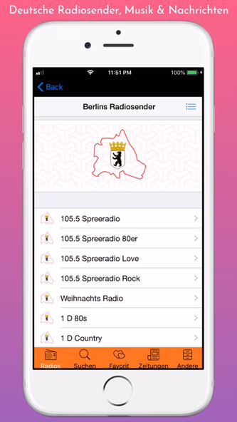 Deutsche Radiosender & Musik Screenshot 2 - AppWisp.com Deutsche Radiosender & Musik Screenshot 2 - AppWisp.com