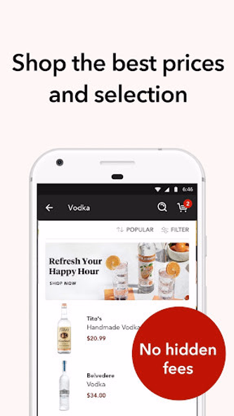 Minibar Delivery: Get Alcohol Screenshot 2 - AppWisp.com Minibar Delivery: Get Alcohol Screenshot 2 - AppWisp.com