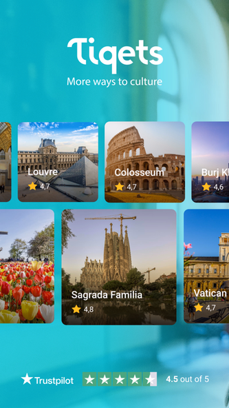 Tiqets - Museums & Attractions Screenshot 1 - AppWisp.com Tiqets - Museums & Attractions Screenshot 1 - AppWisp.com