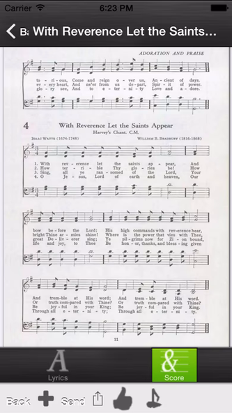 SDA Hymnals With Tunes Screenshot 4 - AppWisp.com SDA Hymnals With Tunes Screenshot 4 - AppWisp.com