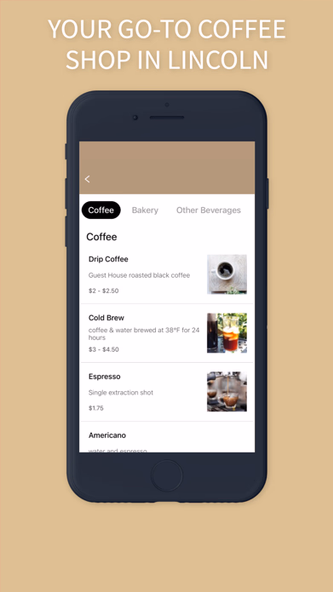 Guest House Coffee & Pastries Screenshot 2 - AppWisp.com Guest House Coffee & Pastries Screenshot 2 - AppWisp.com