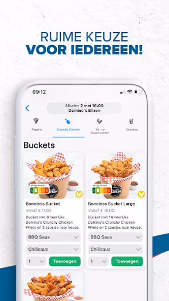 Domino's Pizza Belgium Screenshot 4 - AppWisp.com Domino's Pizza Belgium Screenshot 4 - AppWisp.com
